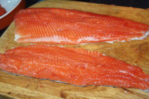 Filleting-Salmon Filleting-Salmon
